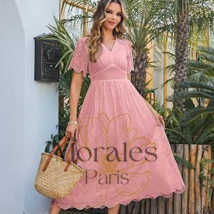 Robe Broderie Anglaise Champêtre