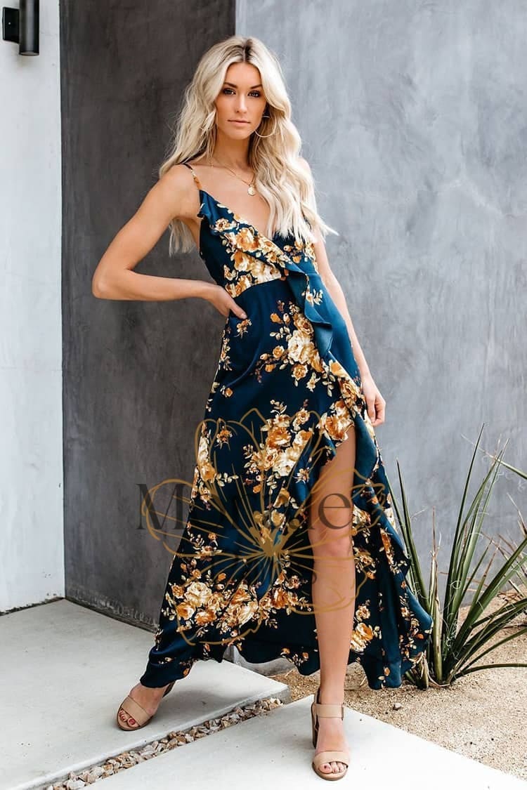 Robe Cache-Coeur Champêtre Chic Mariage – Image 2