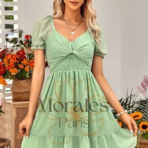 Robe Cérémonie Champêtre Chic Courte