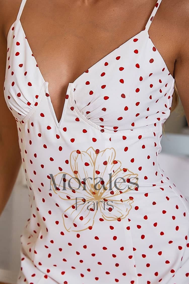 Robe Champêtre À Pois – Image 4