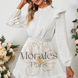 Robe Champêtre Blanche  Mariage