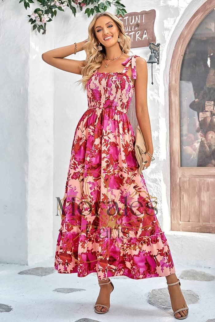 Robe Champêtre Colorée - Image 5