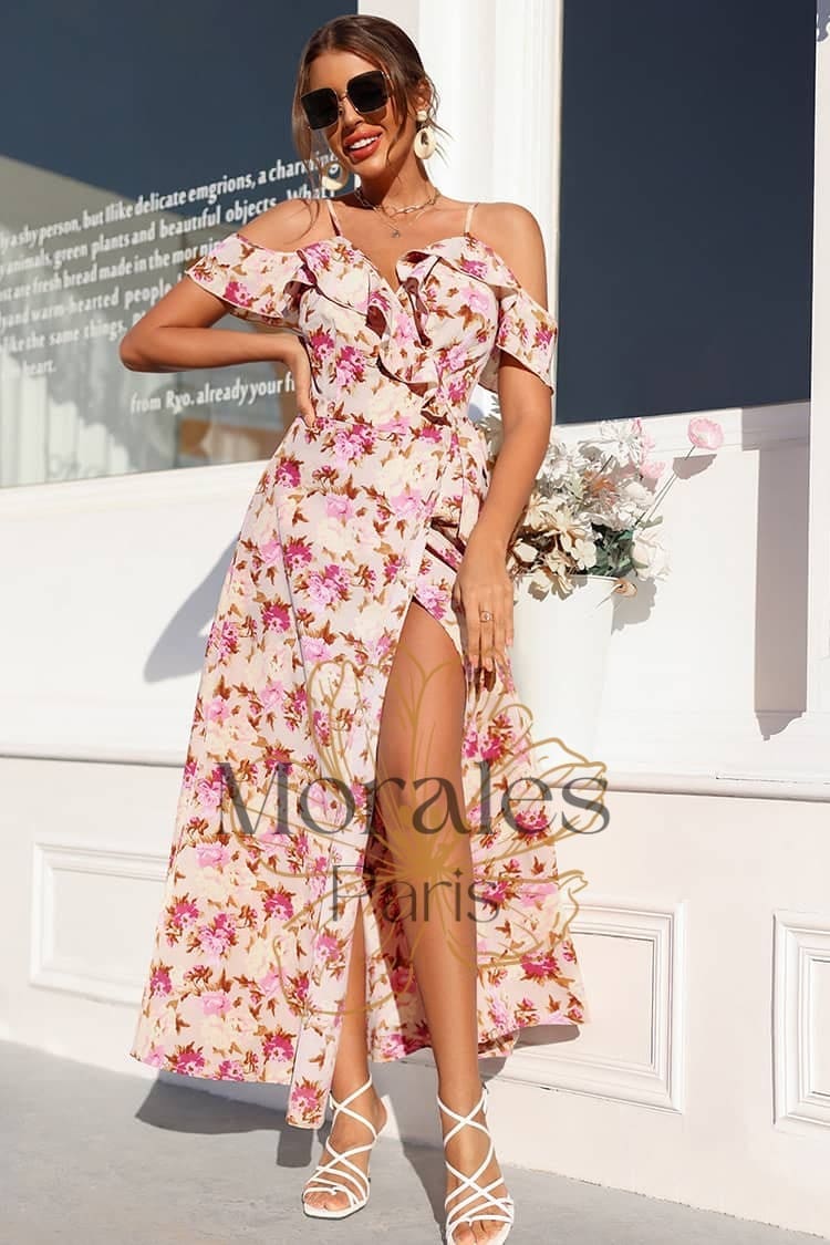 Robe Champêtre Fleurie Chic