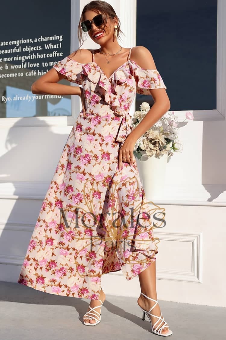 Robe Champêtre Fleurie Chic – Image 3