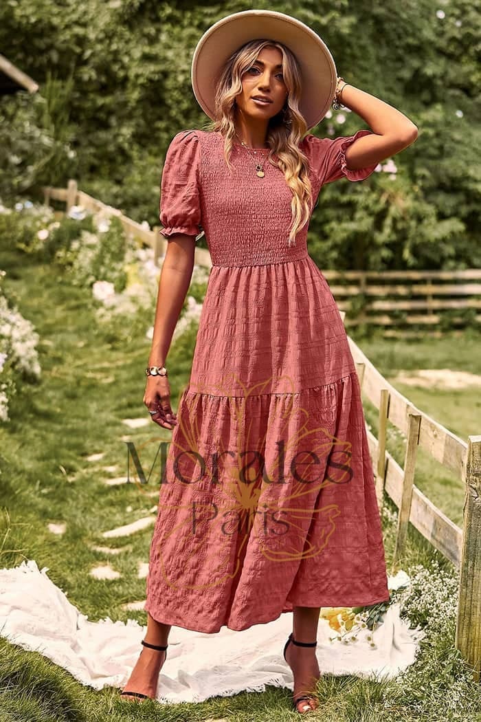 Robe Champêtre Invitée Mariage – Image 2