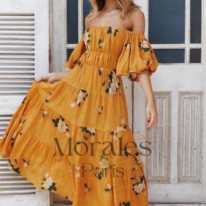 Robe Champêtre  Jaune