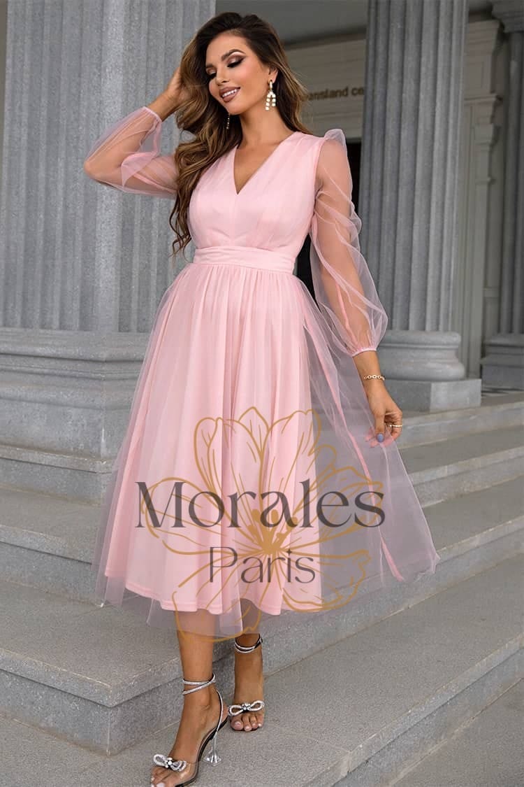 Robe Champêtre Tulle – Image 4