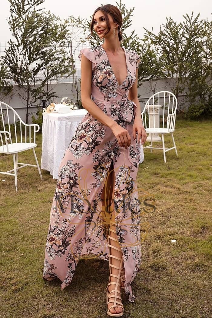 Robe Champêtre Vieux Rose – Image 3