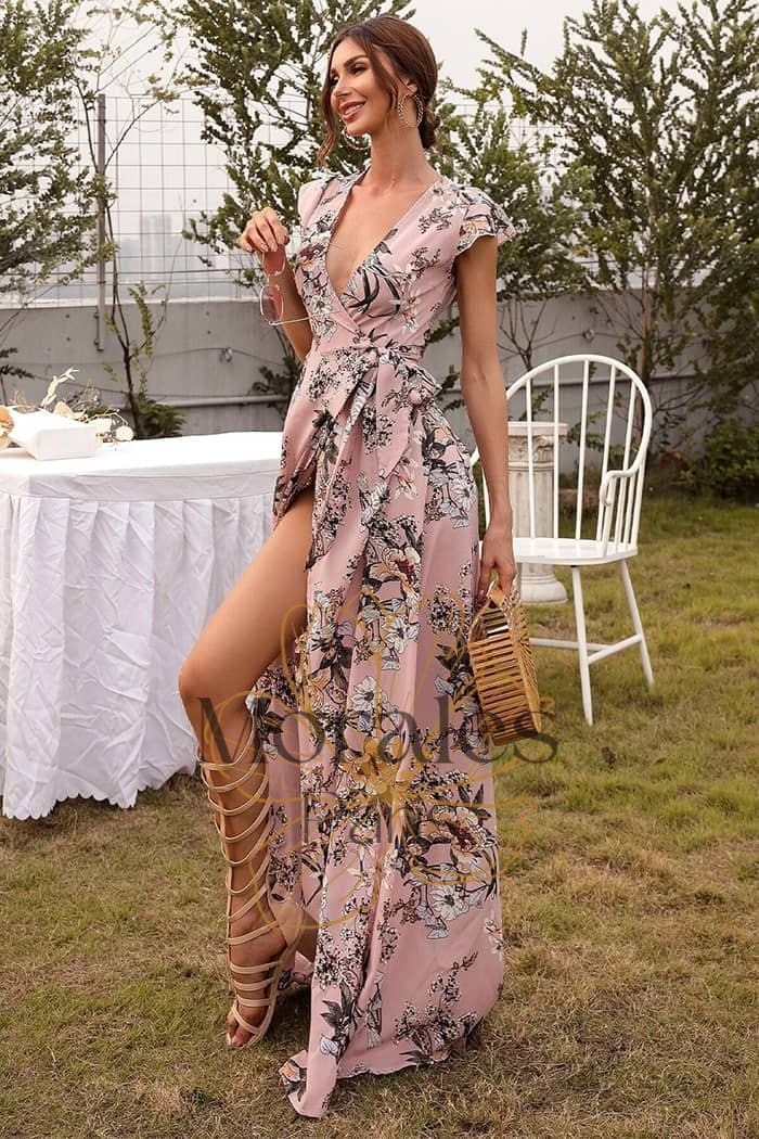 Robe Champêtre Vieux Rose – Image 5