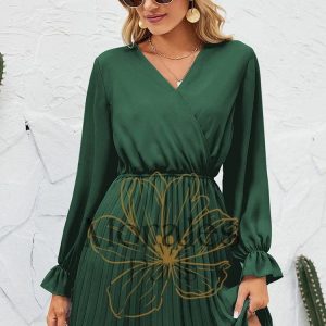 Robe Cocktail Champêtre Chic