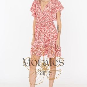 Robe Courte Bohème Fleurie