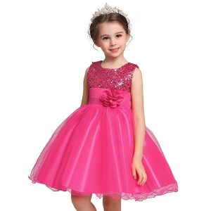 Robe Courte Princesse Fille