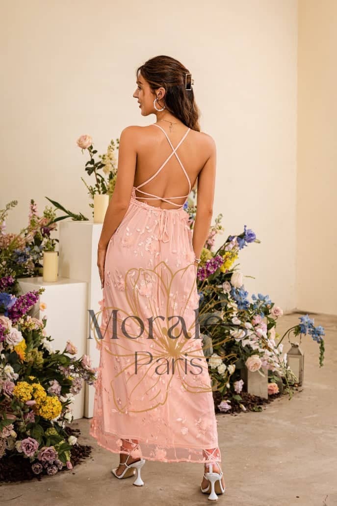 Robe De Cocktail Champêtre Longue – Image 5