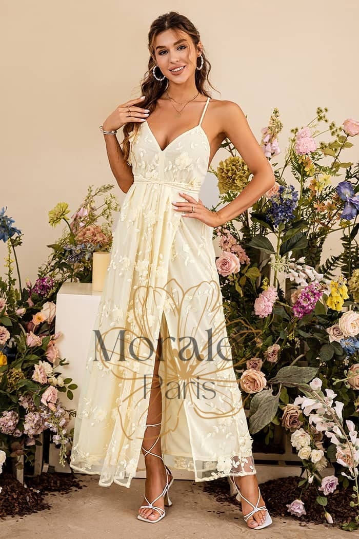 Robe De Cocktail Champêtre Longue – Image 6