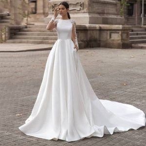 Robe de Mariée Princesse Longue Traine