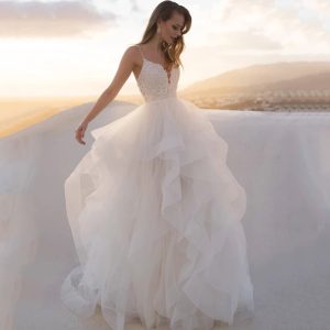 Robe de Mariée Princesse Organza