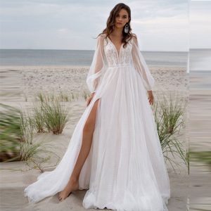 Robe de Mariée Princesse Plage