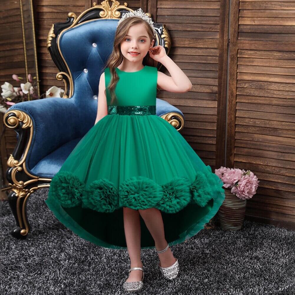 Robe de Princesse Verte