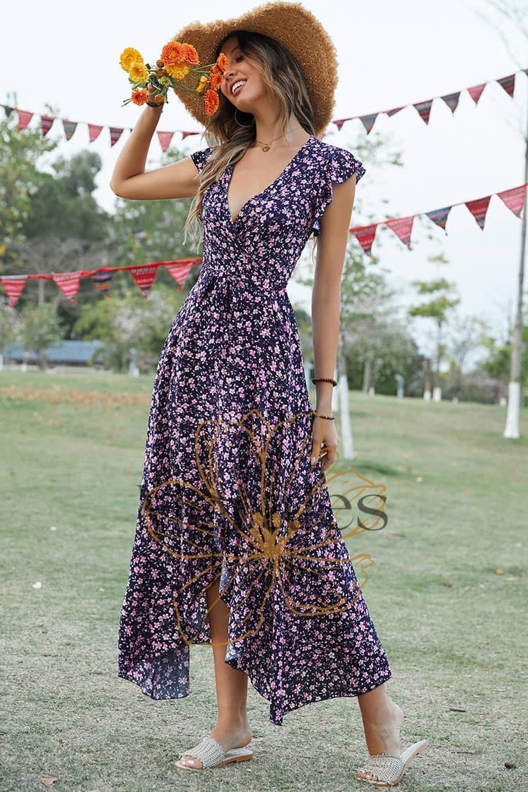 Robe De Soirée Longue Champêtre - Image 5