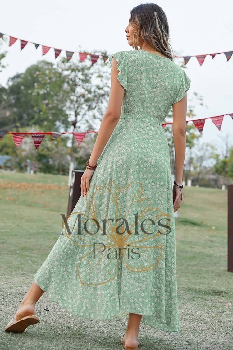 Robe De Soirée Longue Champêtre - Image 9