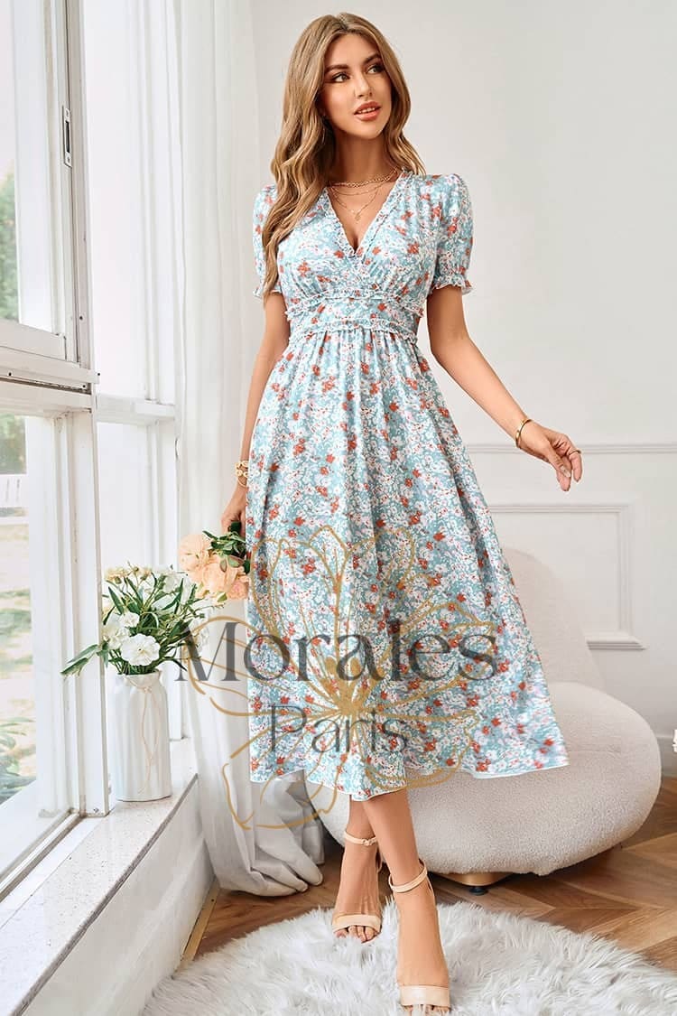 Robe Demoiselle d’Honneur Fleurie Champêtre