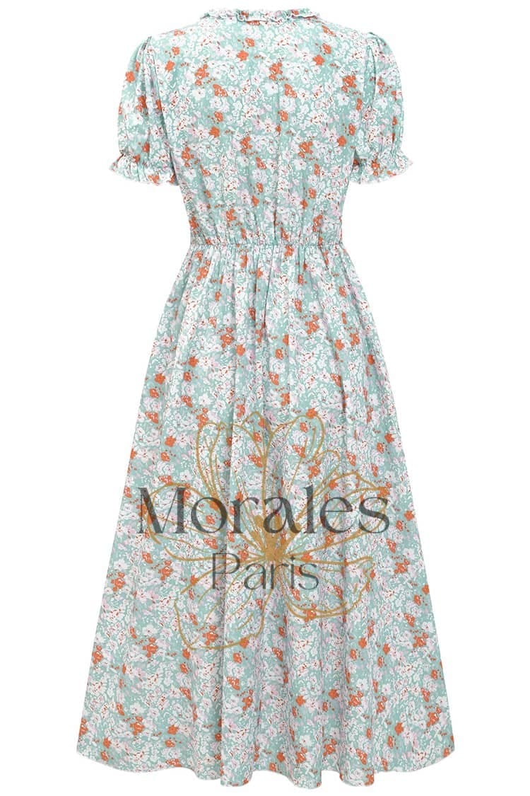 Robe Demoiselle d’Honneur Fleurie Champêtre - Image 7