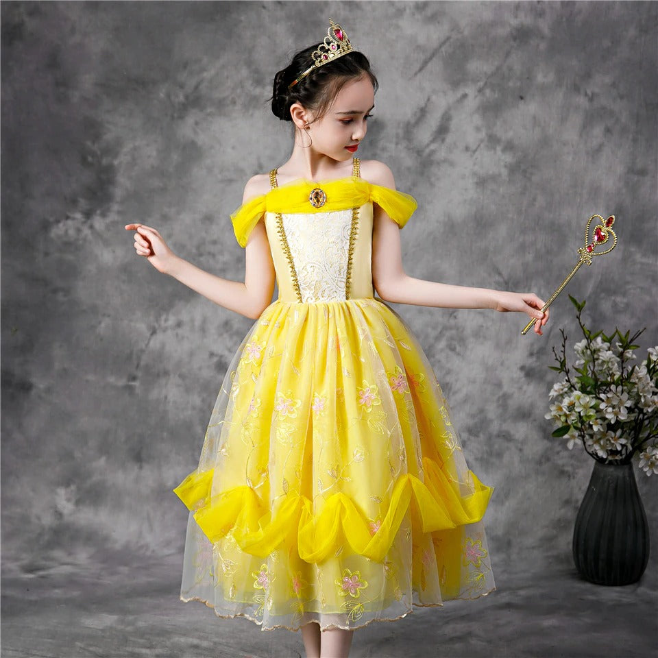 Robe de Princesse Jaune – Image 4