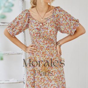 Robe Droite Mariage  Champêtre Vintage