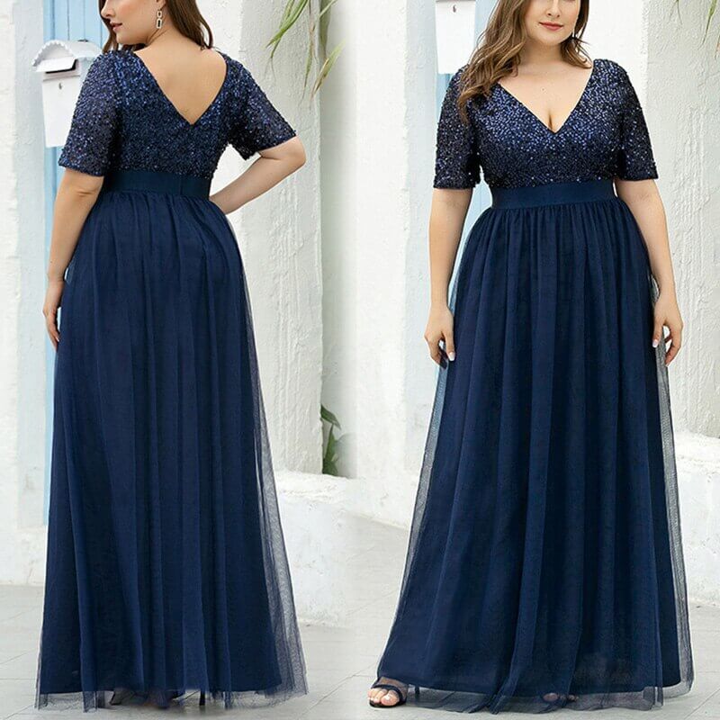 Robe Princesse Femme Ronde – Image 5