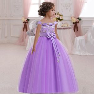 Robe Fille d&rsquo;Honneur Violette