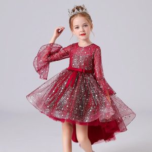 Robe Fille Noël Rouge