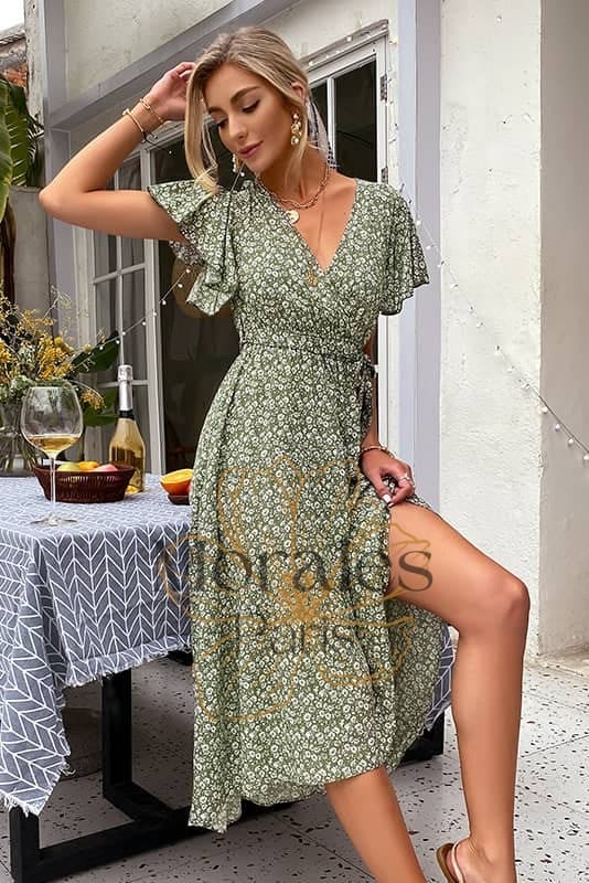 Robe Longue Champêtre Chic - Image 4