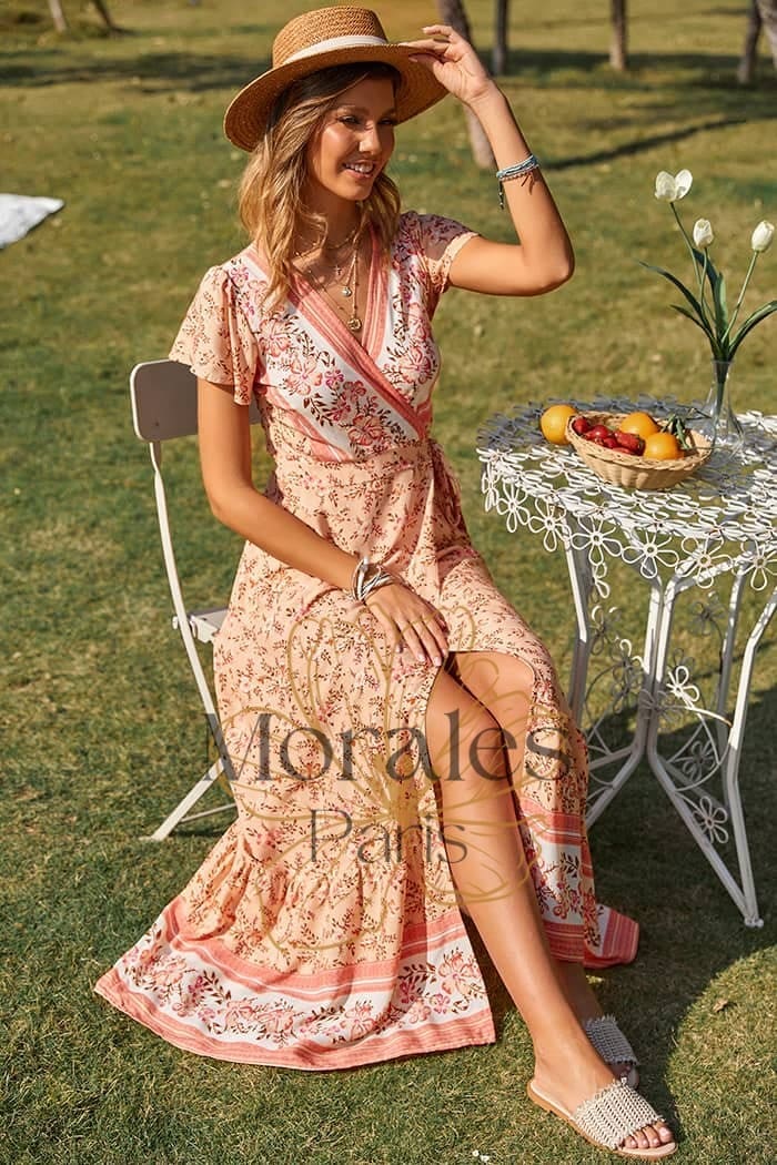 Robe Longue Fleurie Champêtre - Image 5