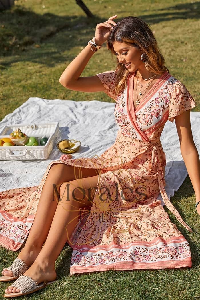 Robe Longue Fleurie Champêtre - Image 6