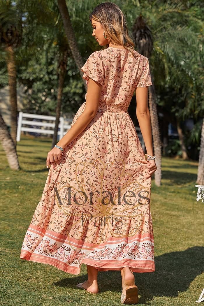 Robe Longue Fleurie Champêtre - Image 8