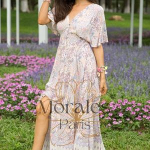 Robe Longue Imprimé Bohème