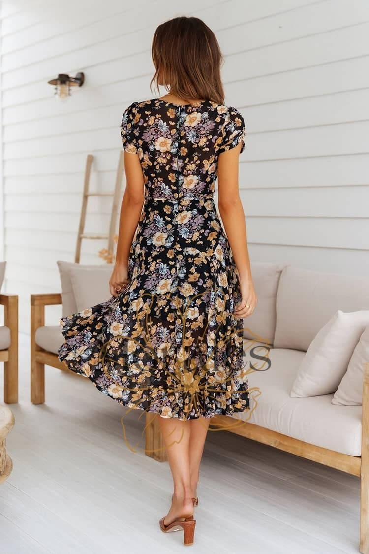 Robe Longue Voile Pour Un Mariage Champêtre - Image 9