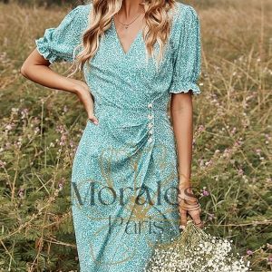 Robe Mi-Longue  Champêtre