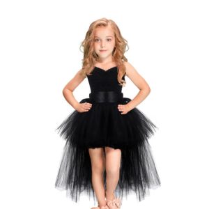 Robe Princesse Courte Noire