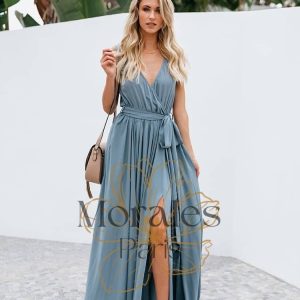 Robe Portefeuille Longue Champêtre