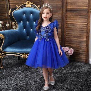Robe Princesse Bleu Foncé