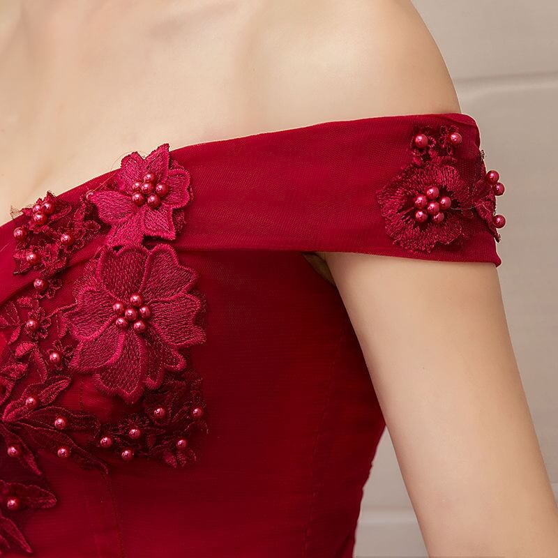 Robe de Princesse Rouge Femme - Image 5