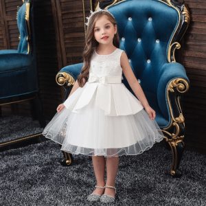 Robe Princesse Fille Blanche