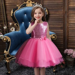 Robe Princesse Tulle Rose