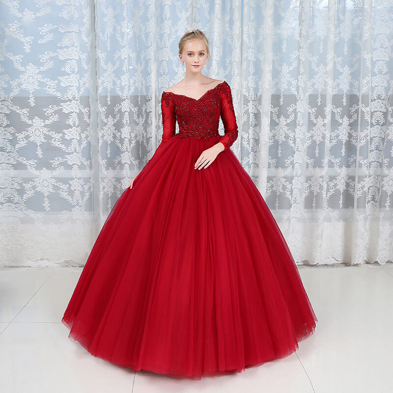 Robe Princesse Rouge Adulte – Image 2