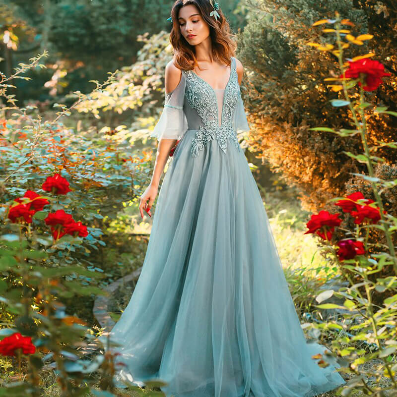 Robe Princesse Verte Adulte – Image 3