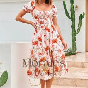 Robe Rouge Pour Mariage  Champêtre