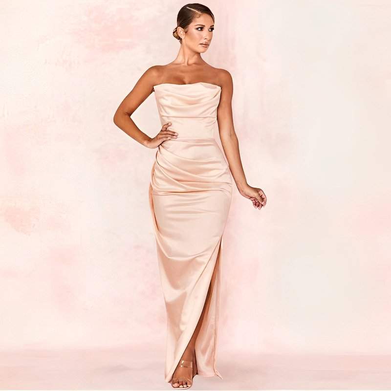 Robe Satin Bustier - Image 6