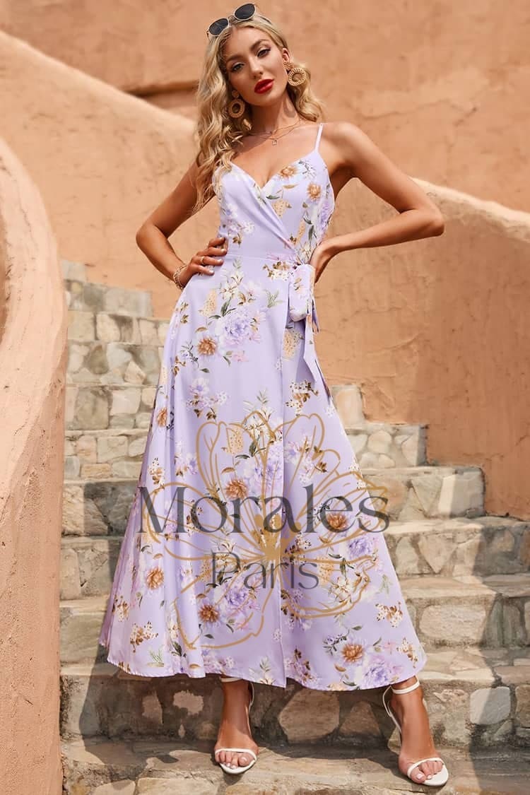 Robe Violette Champêtre