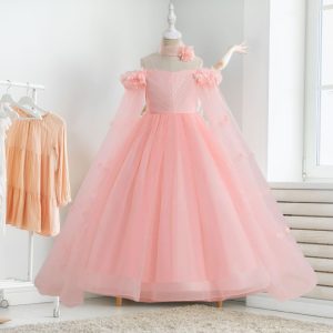 Robe tulle demoiselle d’honneur fille